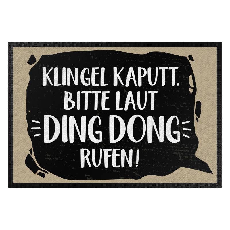 Fußmatte Klingel kaputt