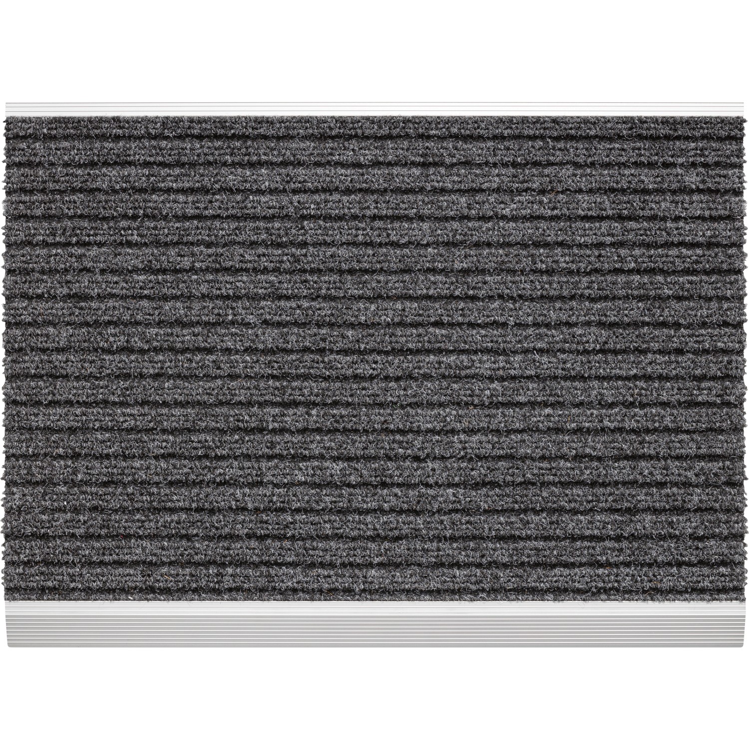Fußmatte Lincon Alu-Rips Anthrazit 37 cm x 58 cm