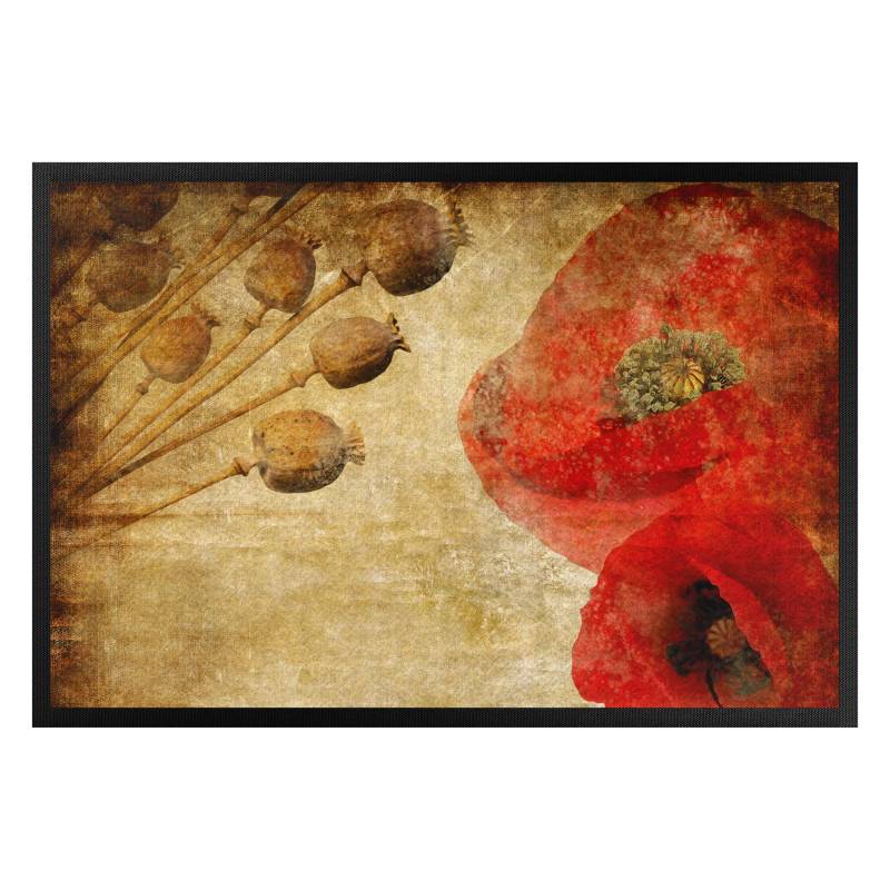 Fußmatte Poppy Flower