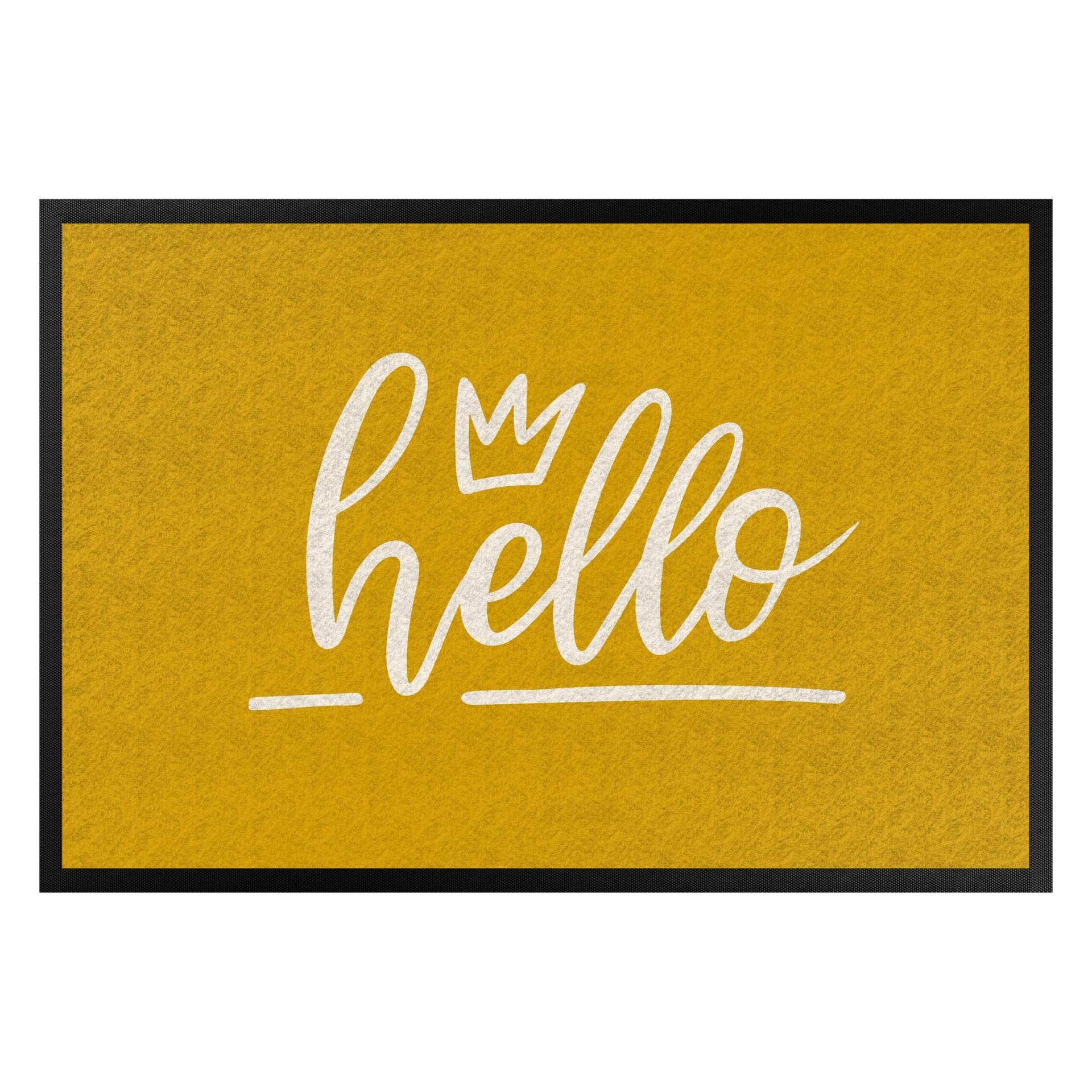 Fußmatte Hello handwritten