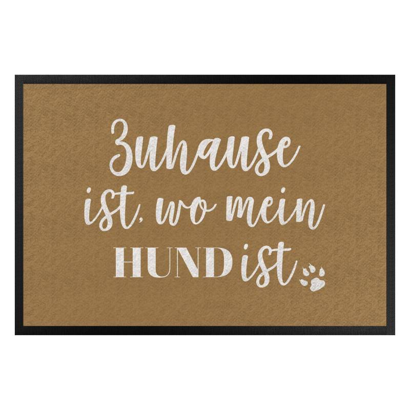 Fußmatte Zuhause ist wo mein Hund ist