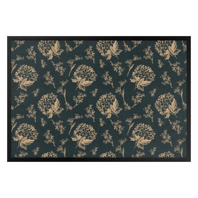 Fußmatte Vintage Hortensie