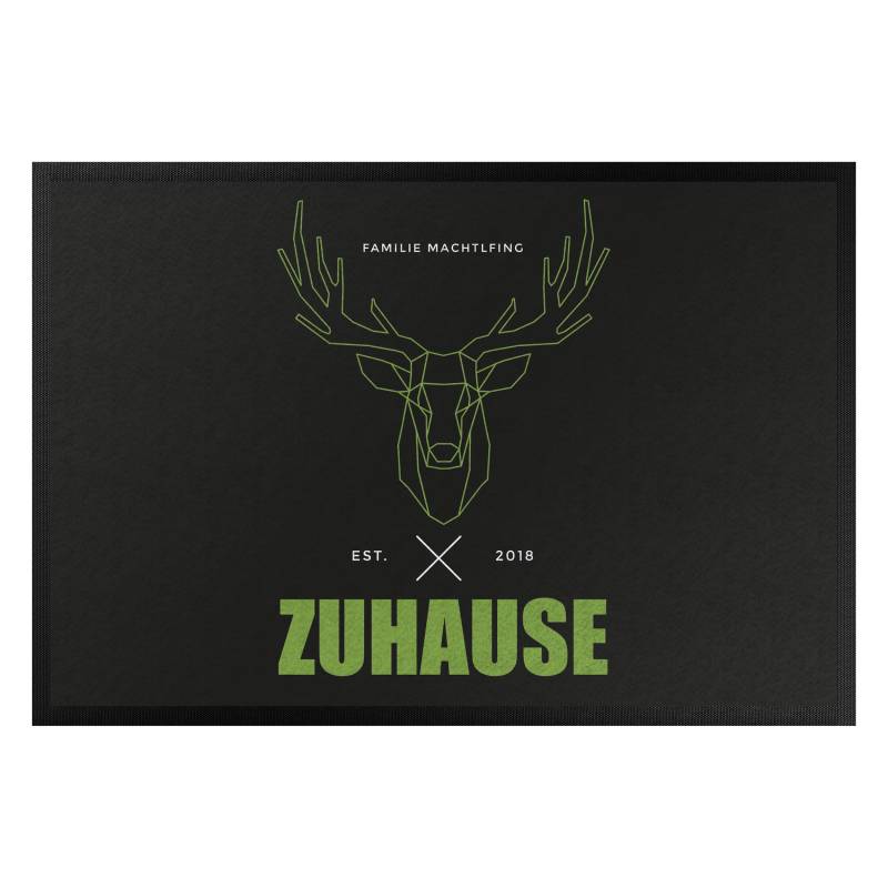 Fußmatte Zuhause Wunschtext
