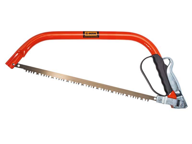 G-Man Kompakt Bogensäge, Universalsägeblatt, Sicherheits-Handschutz-Bügel von G-Man Saws