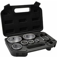 Diamantbeschichtetes Fliesen-Lochsägen-Set mit Aufbewahrungsbox aus Legierung, 6 Löcher, 22–73 mm, tragbar, langlebig, Betonschneiden - Gabrielle von GABRIELLE