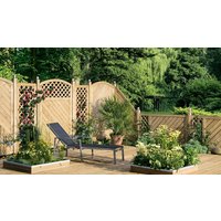 GADA Rundbogen mit Gitter 119 x 179 (193) cm