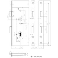 GLT-Einsteckschloss, PZ,E72,VK8,D35,24kt,DL