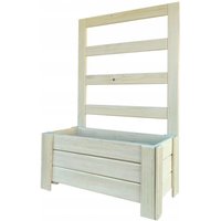 GROSSE HOLZGARTEN-PERGOLA MIT TOPF 100x38x38
