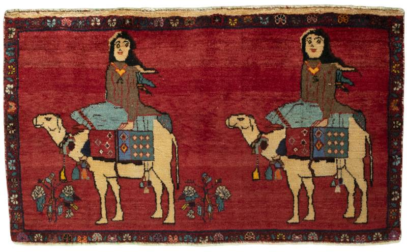 Gabbeh Perserteppich 100x60 Grau (Iran) Handgeknüpft von Rugway