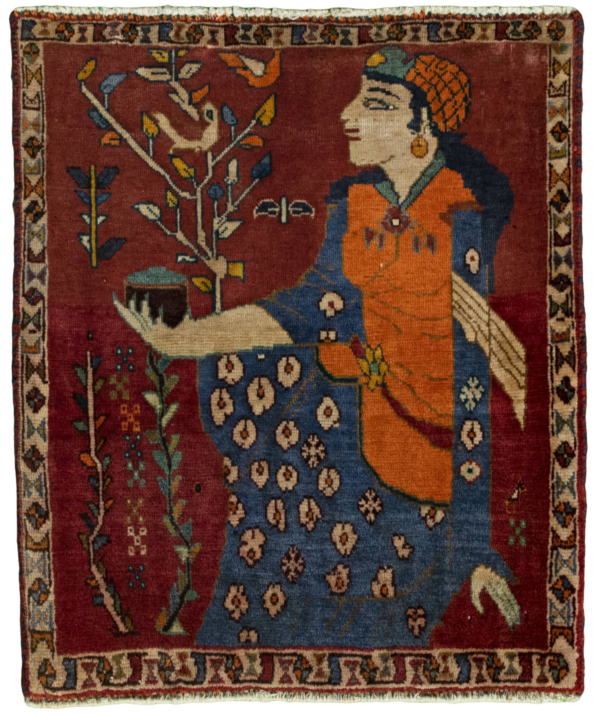 Gabbeh Perserteppich 60x70 Grau (Iran) Handgeknüpft von Rugway