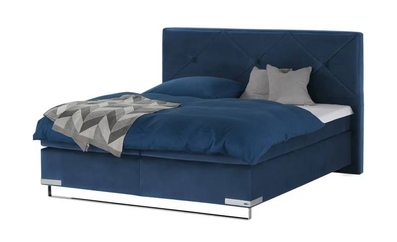Musterring Boxspringbett Standardversion Dubai  ¦ blau ¦ Maße (cm): B: 217 H: 124 Betten > Boxspringbetten > Boxspringbetten 200x200 - Höffner