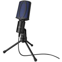 Urage Stream 100 PC-Mikrofon Schwarz Kabelgebunden inkl. Stativ von uRage