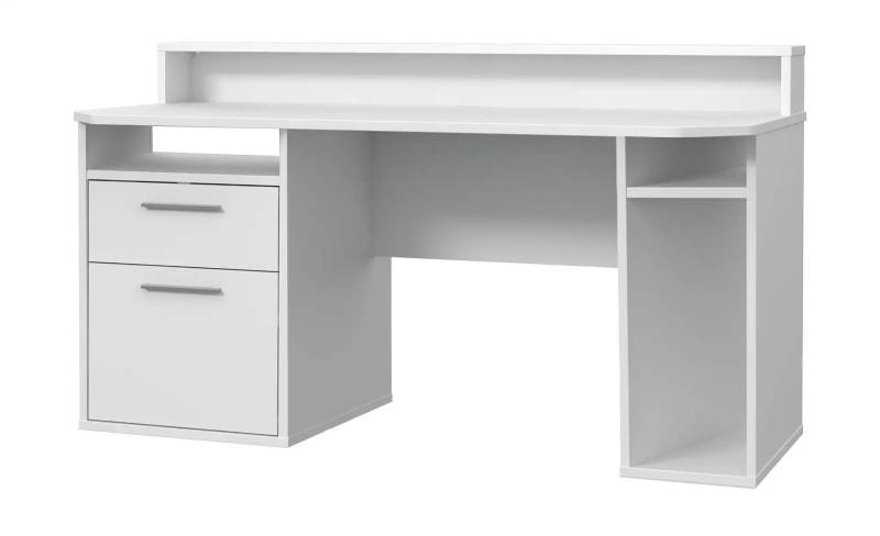 Gaming-Tisch  Zocker 4 ¦ weiß ¦ Maße (cm): B: 160 H: 91,1 T: 72.0 Tische > Computertische - Höffner