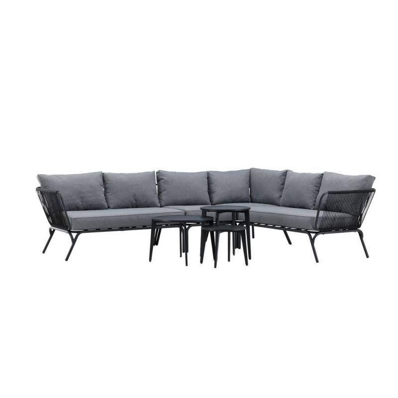 Gardenson DINING-LOUNGESET Grau, Schwarz Gardenson DINING-LOUNGESET Grau, Schwarz
