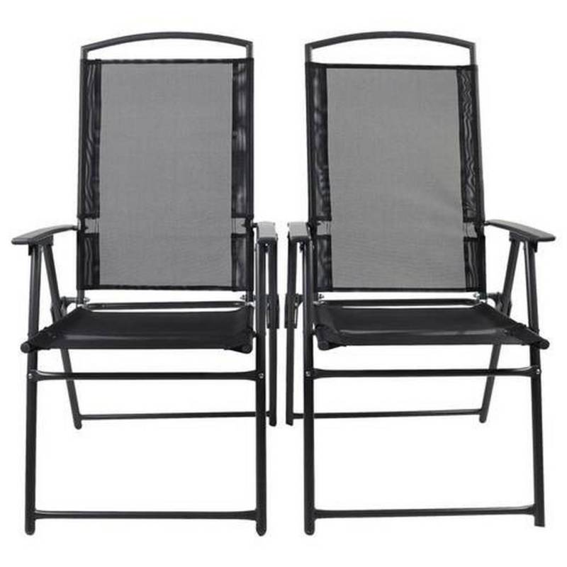 Gardenson GARTENSTUHL-SET Anthrazit