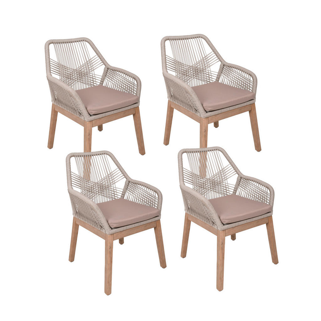 Gardenson GARTENSTUHL-SET Braun, Beige Gardenson GARTENSTUHL-SET Braun, Beige
