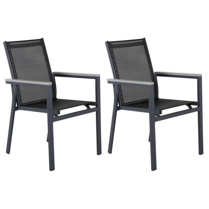 Gardenson GARTENSTUHL-SET Schwarz