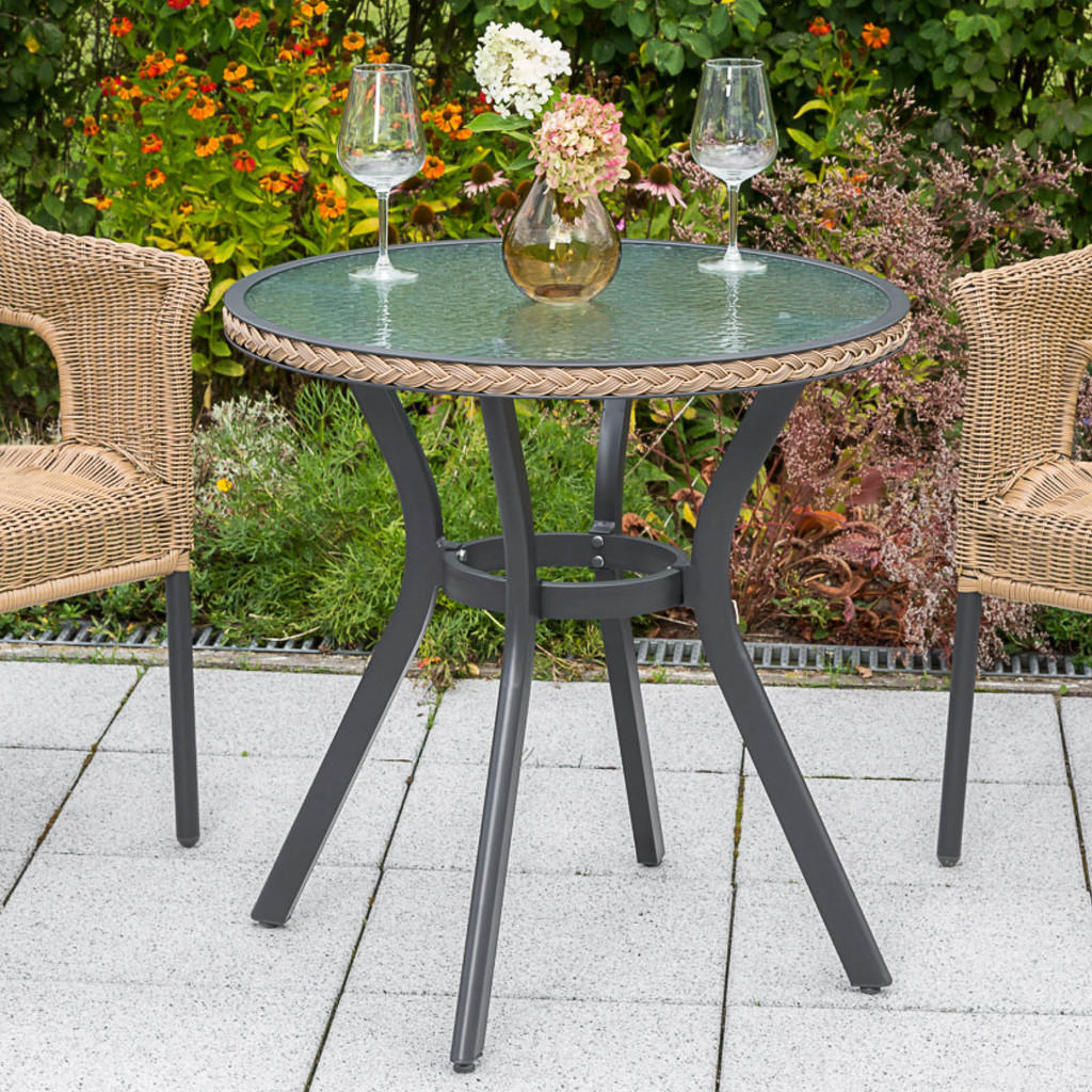 Gardenson GARTENTISCH Graphit, Natur Gardenson GARTENTISCH Graphit, Natur