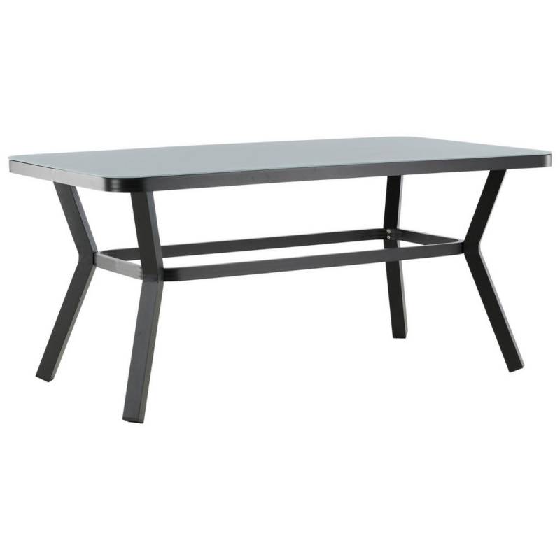 Gardenson GARTENTISCH Grau, Schwarz