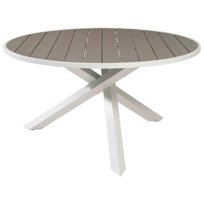 Gardenson GARTENTISCH Grau, Weiß