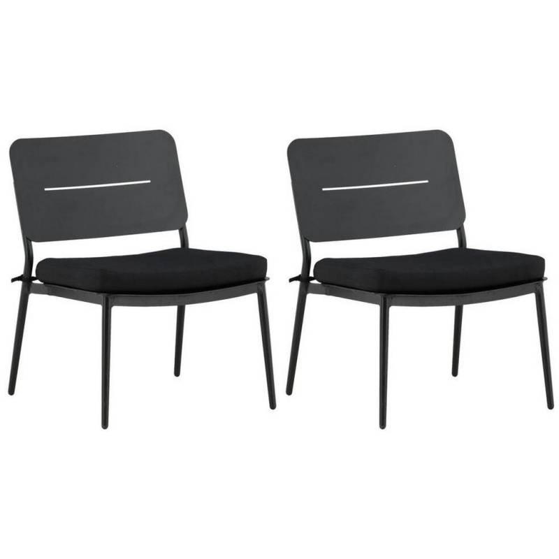 Gardenson LOUNGESESSEL Schwarz
