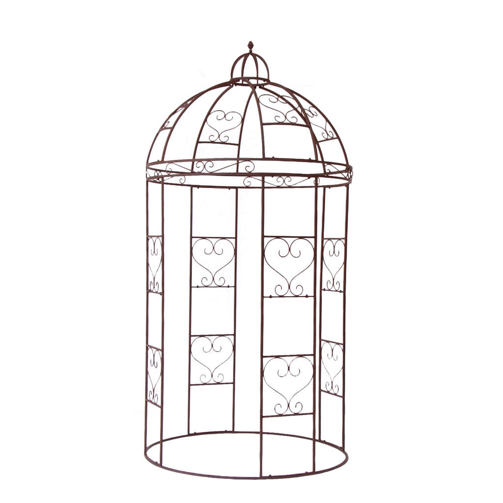 Gardenson Rosenbogen, Rost, Metall, 150x300x150 cm, Gartenzubehör, Gartendeko Gardenson Rosenbogen, Rost, Metall, 150x300x150 cm, Gartenzubehör, Gartendeko von Gardenson