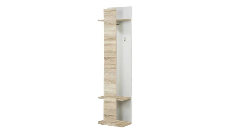 Garderobenpaneel   ¦ holzfarben ¦ Spanplatte ¦ Maße (cm): B: 50 H: 207 T: 30.0 Garderoben & Kleiderstangen > Wandgarderoben - Möbel Kraft