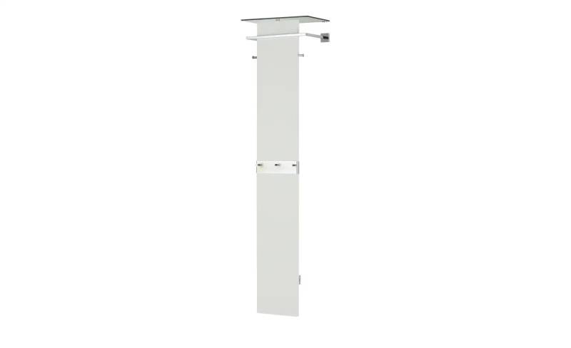 Garderobe   ¦ weiß ¦ Holzwerkstoff ¦ Maße (cm): B: 50 H: 192 T: 30.0 Garderoben & Kleiderstangen > Wandgarderoben - Möbel Kraft