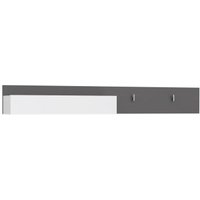 Garderobenleiste QUAYLE von Forte Uni Wolfram Grau / Secret Grau