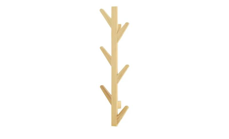 Garderobenleiste   ¦ holzfarben ¦ Massivholz ¦ Maße (cm): B: 22 H: 78 T: 6.3 Garderoben & Kleiderstangen > Hakenleisten - Möbel Kraft