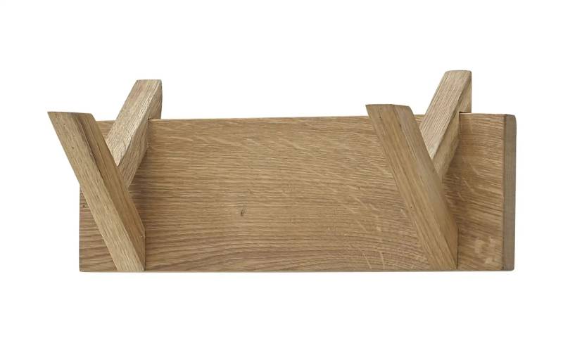 Garderobenleiste   ¦ holzfarben ¦ Massivholz ¦ Maße (cm): B: 30 H: 13 T: 12.0 Garderoben & Kleiderstangen > Hakenleisten - Möbel Kraft