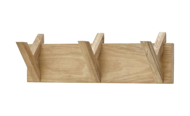 Garderobenleiste   ¦ holzfarben ¦ Massivholz ¦ Maße (cm): B: 40 H: 13 T: 12.0 Garderoben & Kleiderstangen > Hakenleisten - Möbel Kraft