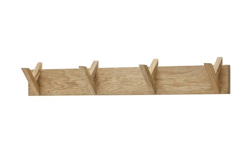 Garderobenleiste   ¦ holzfarben ¦ Massivholz ¦ Maße (cm): B: 80 H: 13 T: 12.0 Garderoben & Kleiderstangen > Hakenleisten - Möbel Kraft