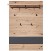 Garderobenpaneel 80x120 MEMPHIS von Innostyle Artisan Eiche / Graphit