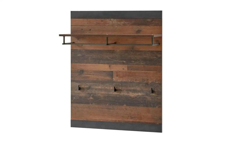 Garderobenpaneel  Bilboa ¦ braun ¦ Holzwerkstoff ¦ Maße (cm): B: 80 H: 100 Garderoben & Kleiderstangen > Wandgarderoben - Höffner