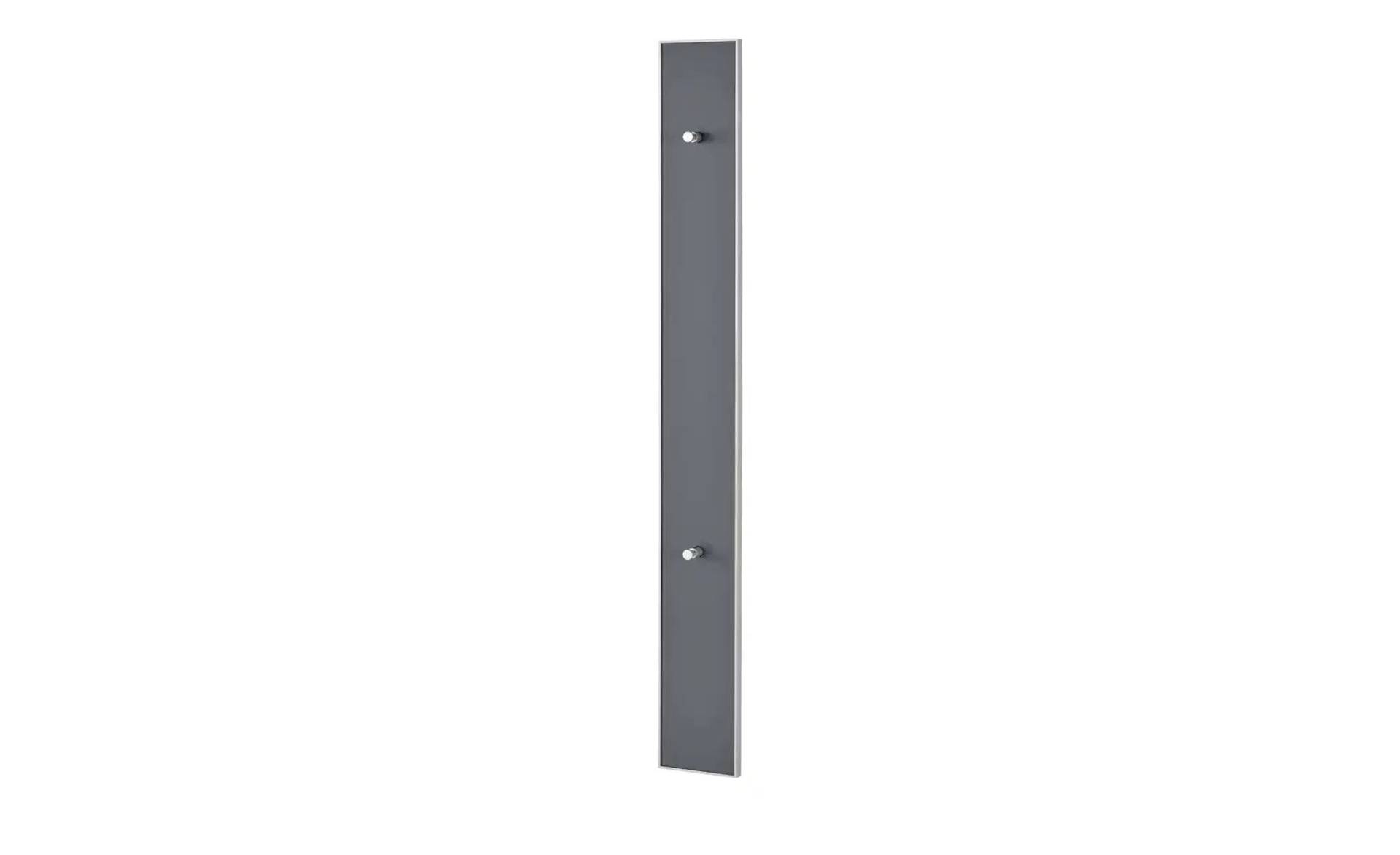 Garderobenpaneel  Duna ¦ grau ¦ Glas,Holzwerkstoff ¦ Maße (cm): B: 16 H: 140 T: 7.0 Garderoben & Kleiderstangen > Wandgarderoben - Höffner