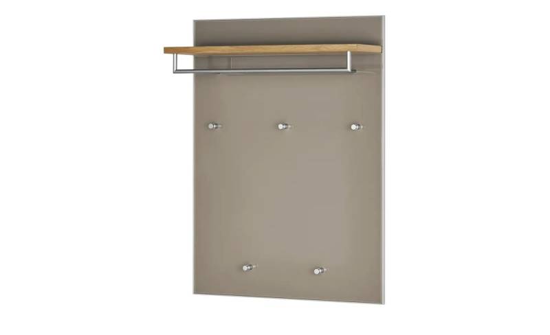 Garderobenpaneel   ¦ beige ¦ Glas,Holzwerkstoff ¦ Maße (cm): B: 80 H: 109 T: 27.0 Garderoben & Kleiderstangen > Wandgarderoben - Möbel Kraft