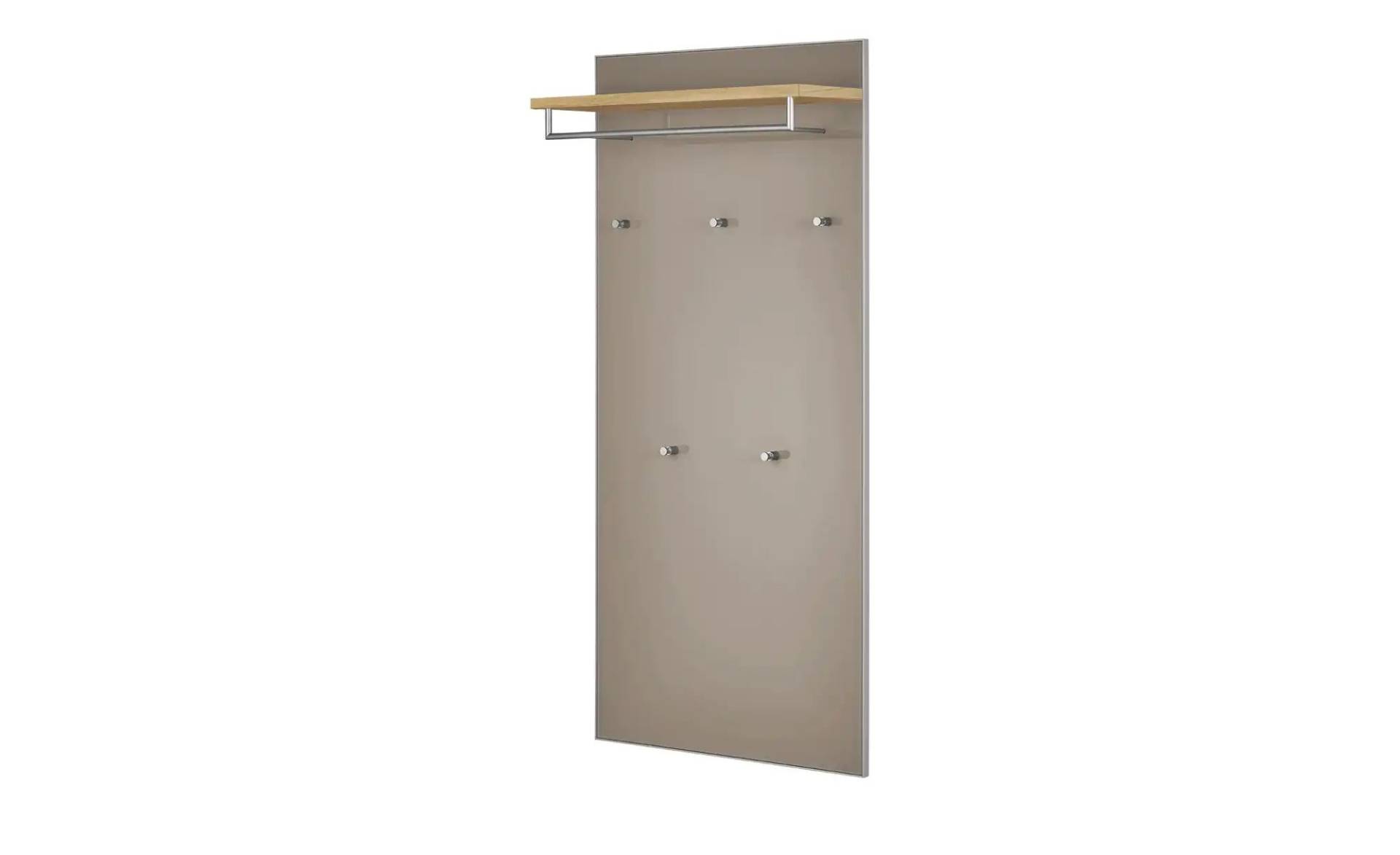 Garderobenpaneel   ¦ beige ¦ Glas,Holzwerkstoff ¦ Maße (cm): B: 80 H: 170 T: 27.0 Garderoben & Kleiderstangen > Wandgarderoben - Möbel Kraft
