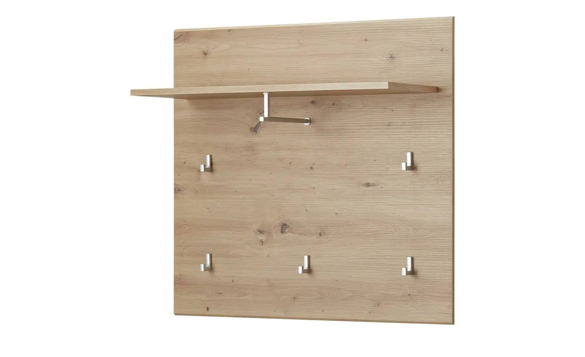 Garderobenpaneel   ¦ holzfarben ¦ Holzwerkstoff ¦ Maße (cm): B: 80 H: 75 T: 28.0 Garderoben & Kleiderstangen > Wandgarderoben - Möbel Kraft