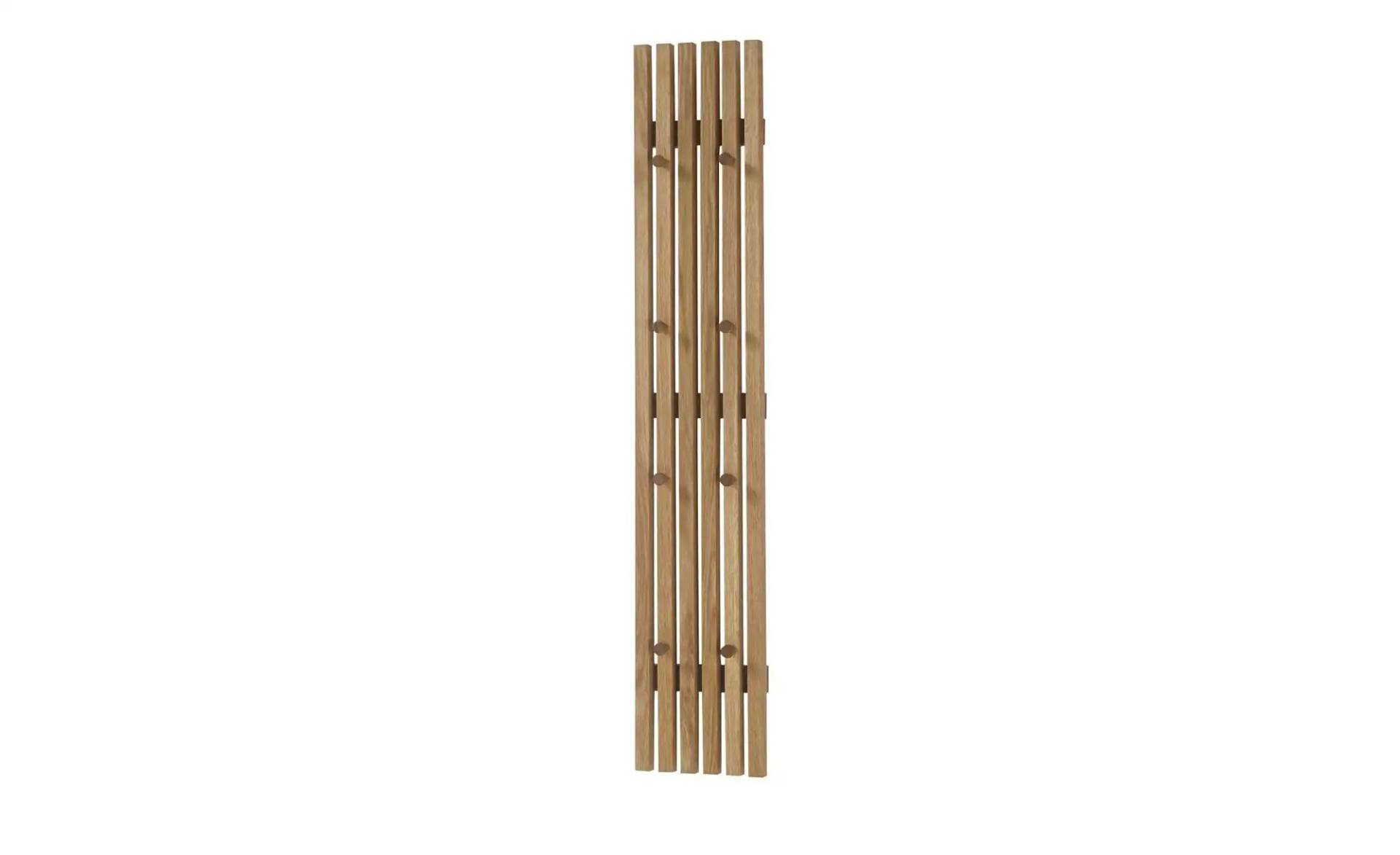 Garderobenpaneel    ¦ holzfarben ¦ Massivholz ¦ Maße (cm): B: 22 H: 120 T: 5.0 Garderoben & Kleiderstangen > Wandgarderoben - Möbel Kraft