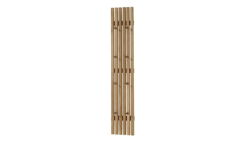 Garderobenpaneel    ¦ holzfarben ¦ Massivholz ¦ Maße (cm): B: 22 H: 120 T: 5.0 Garderoben & Kleiderstangen > Wandgarderoben - Möbel Kraft