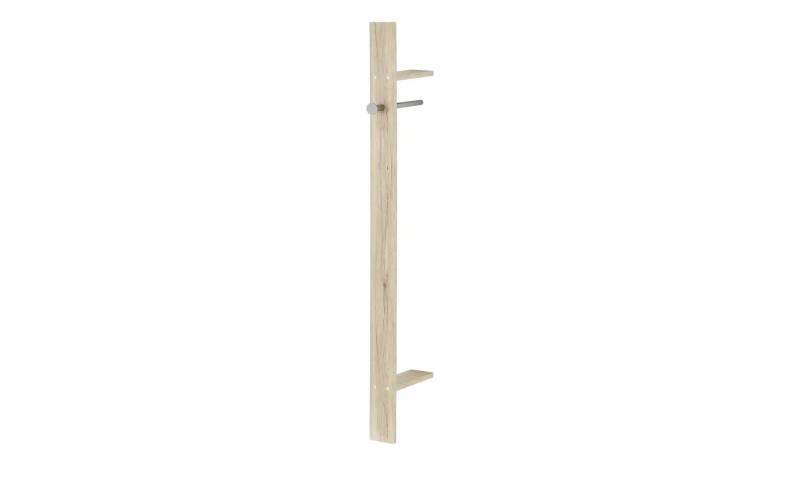 Garderobenpaneel   ¦ holzfarben ¦ Holzwerkstoff foliert ¦ Maße (cm): B: 32 H: 179 T: 12.0 Garderoben & Kleiderstangen > Hakenleisten - Möbel Kraft