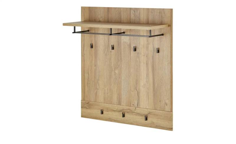 Garderobenpaneel   ¦ holzfarben ¦ Holzwerkstoff ¦ Maße (cm): B: 93,6 H: 101 T: 32.5 Garderoben & Kleiderstangen > Wandgarderoben - Möbel Kraft
