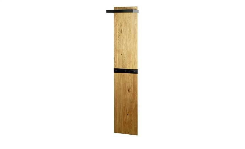 Garderobenpaneel   ¦ holzfarben ¦ Massivholz,Metall ¦ Maße (cm): B: 35 H: 175 T: 25.0 Garderoben & Kleiderstangen > Wandgarderoben - Möbel Kraft