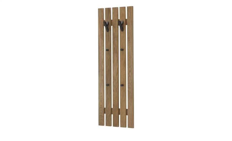 Garderobenpaneel   ¦ holzfarben ¦ Massivholz ¦ Maße (cm): B: 38 H: 120 T: 14.0 Garderoben & Kleiderstangen > Wandgarderoben - Möbel Kraft