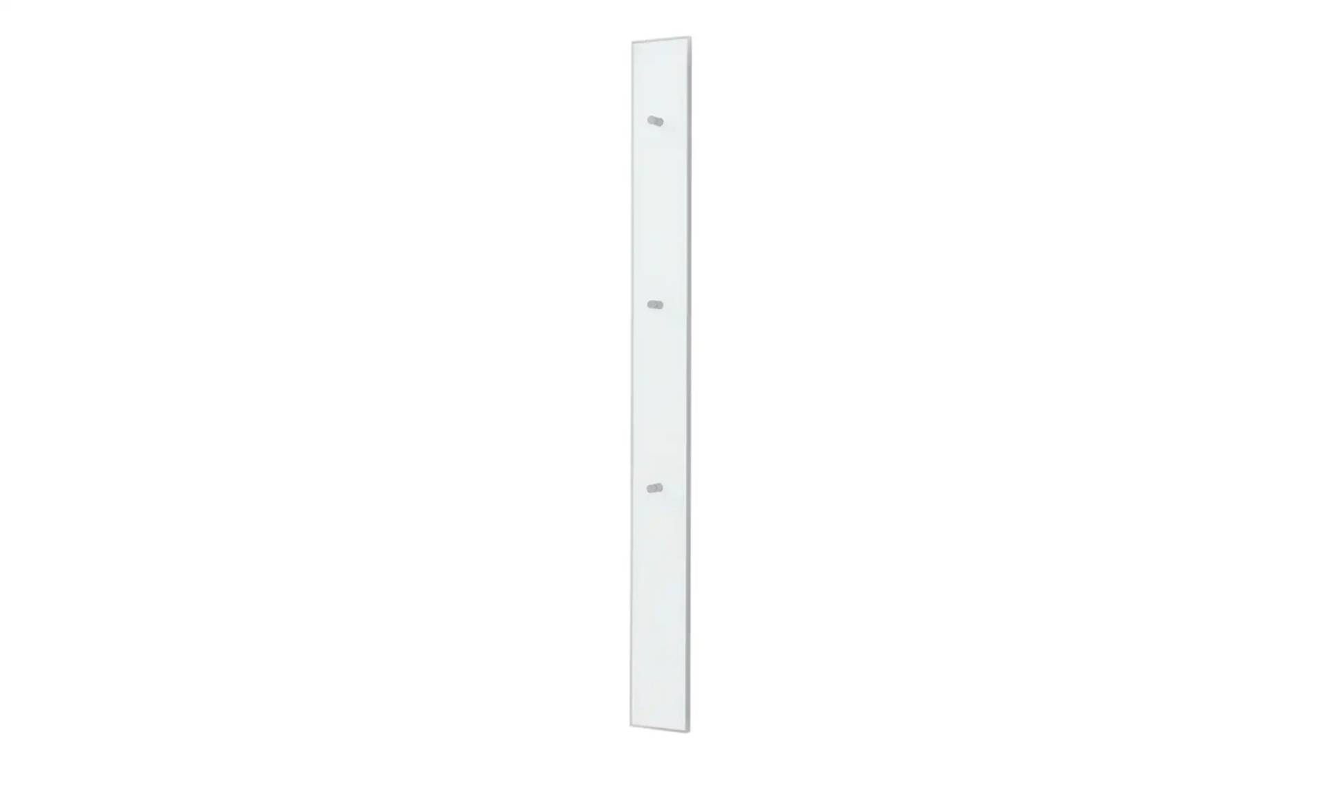 Garderobenpaneel   ¦ weiß ¦ Holzwerkstoff,Glas ¦ Maße (cm): B: 16 H: 170 T: 7.0 Garderoben & Kleiderstangen > Wandgarderoben - Möbel Kraft