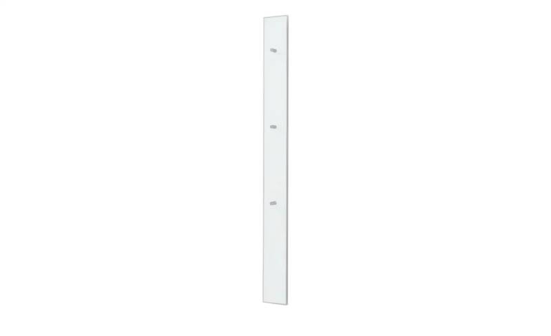 Garderobenpaneel   ¦ weiß ¦ Holzwerkstoff,Glas ¦ Maße (cm): B: 16 H: 170 T: 7.0 Garderoben & Kleiderstangen > Wandgarderoben - Möbel Kraft