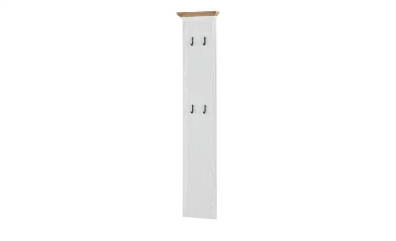 Garderobenpaneel   ¦ weiß ¦ Holzwerkstoff ¦ Maße (cm): B: 41 H: 195 T: 9.0 Garderoben & Kleiderstangen > Wandgarderoben - Möbel Kraft