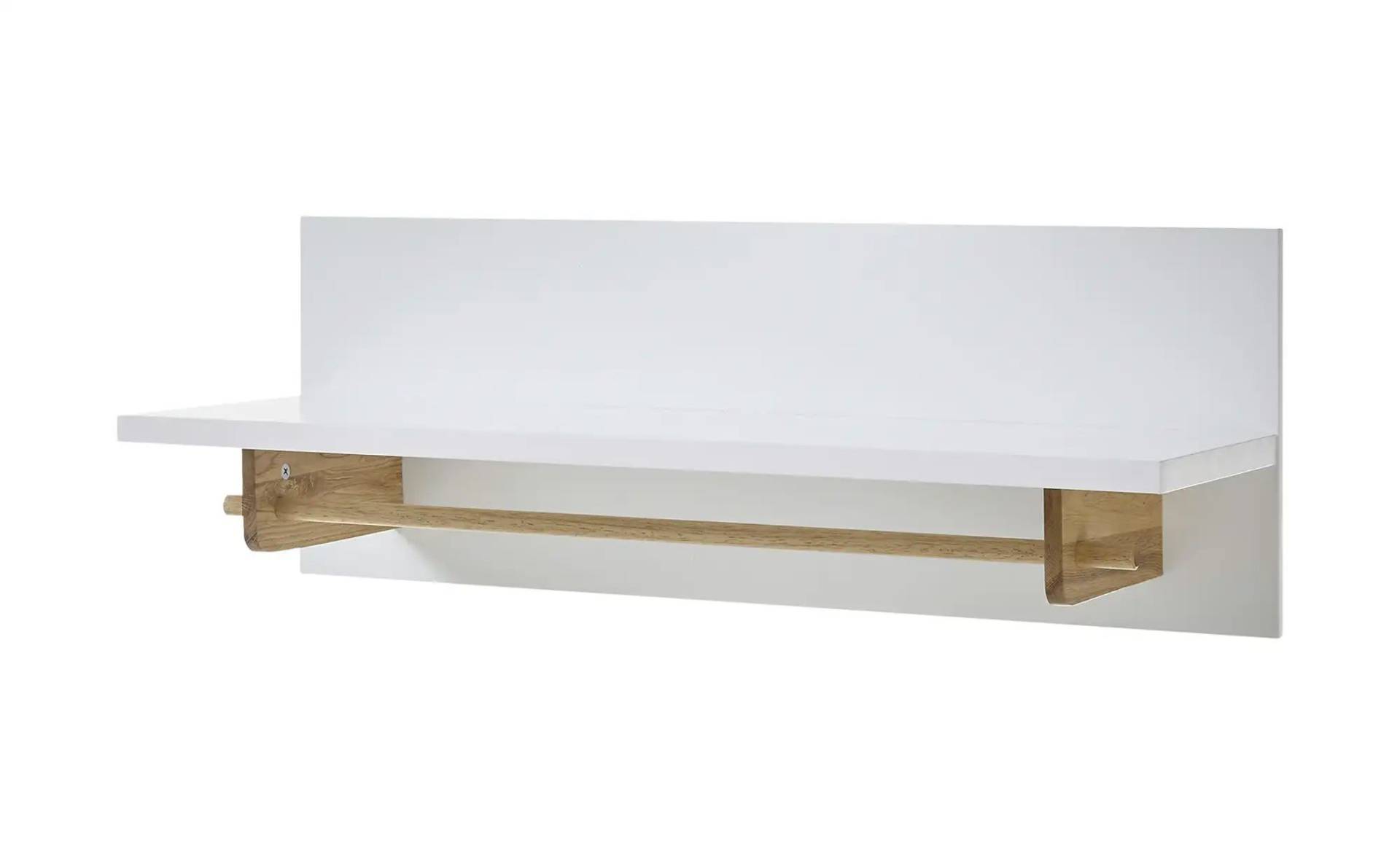 Garderobenpaneel   ¦ weiß ¦ Holzwerkstoff,Massivholz ¦ Maße (cm): B: 97 H: 35 T: 32.0 Garderoben & Kleiderstangen > Wandgarderoben - Möbel Kraft
