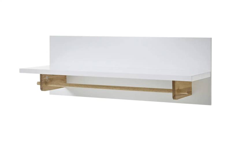 Garderobenpaneel   ¦ weiß ¦ Holzwerkstoff,Massivholz ¦ Maße (cm): B: 97 H: 35 T: 32.0 Garderoben & Kleiderstangen > Wandgarderoben - Möbel Kraft